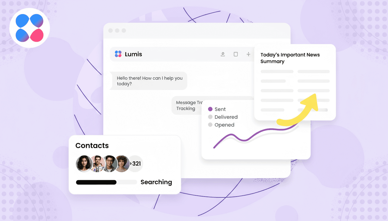 Lumis communication assistant illustration
